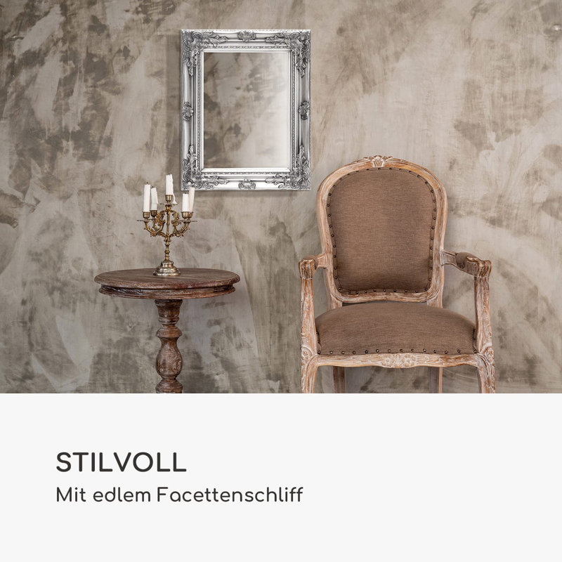 Solid Wood Rectangle Wall Mirror