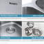 Ruvati Bar Prep Sink Undermount 16 Gauge Stainless Steel-101377956