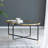 40.7'' Glass Top Console Table