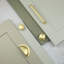 Brushed Brass Handles & Coordinating Knobs-123222743