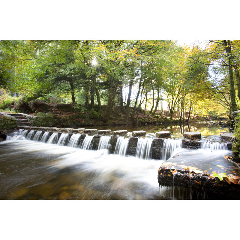 Stepping Stones by Robertmayne - Wrapped Canvas Print, 30cm H x 46cm W x 3.8cm D