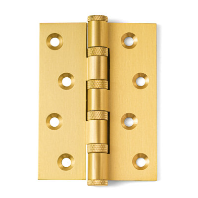 4" H x 3" W Solid Brass Bearing Pair Hinges
