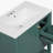 30inch Transitional Style Bathroom Vanity Cabinet Combo with Ceramic Sink, Green-103675900