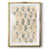 Papier avec cadre doré