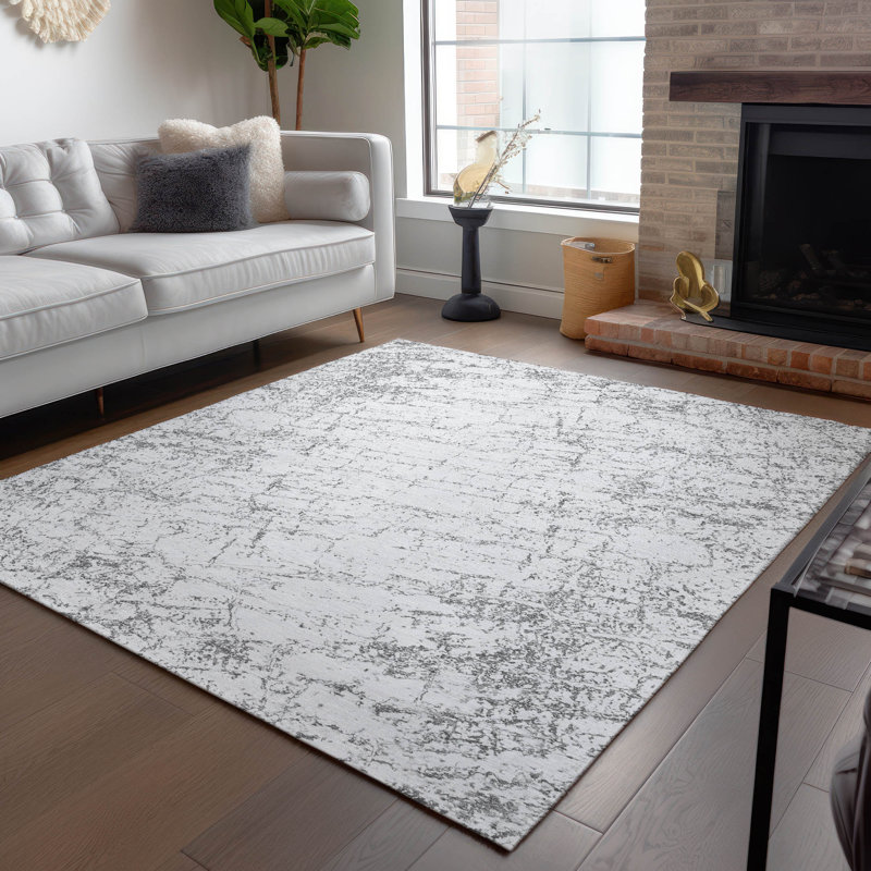 Karter Abstract Indoor / Outdoor Rug, Rectangle 9' x 12'