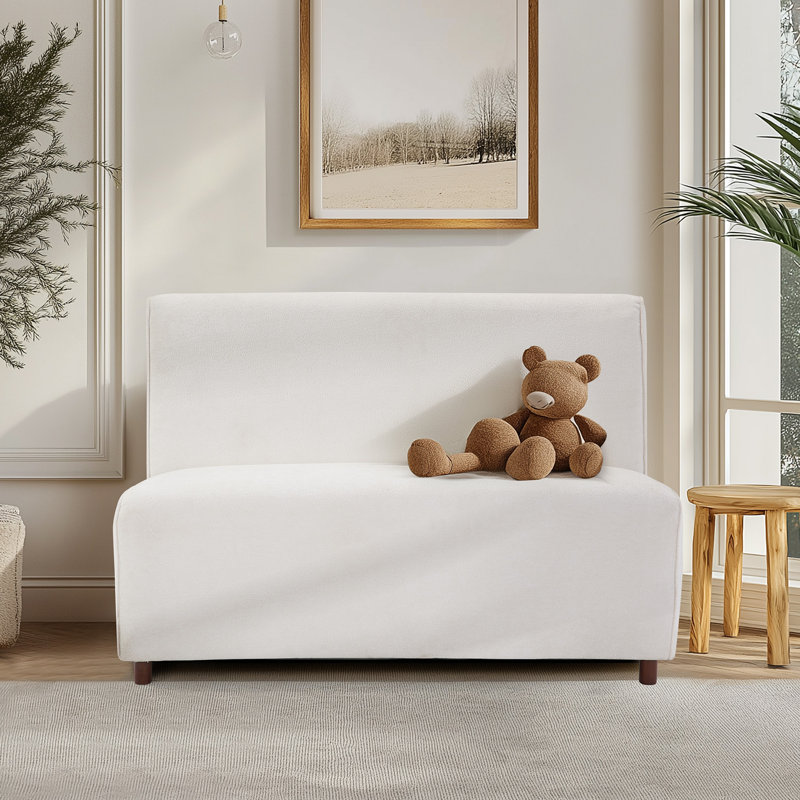 Causeuse en tissu 49 po