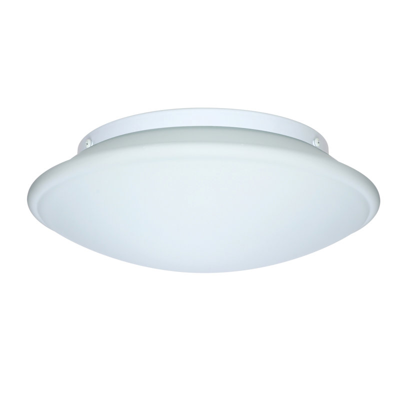 Sola Flush Mount, Opal, 4.75" H x 16" W x 16" D