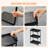 3 - Tier Black Storage Rack