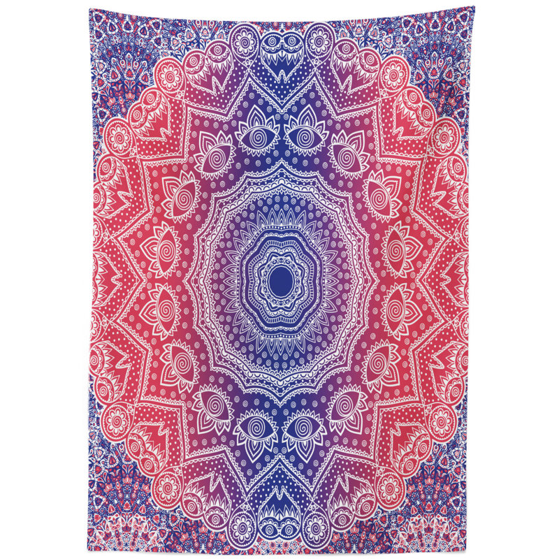 Mandala Tablecloth, Navy