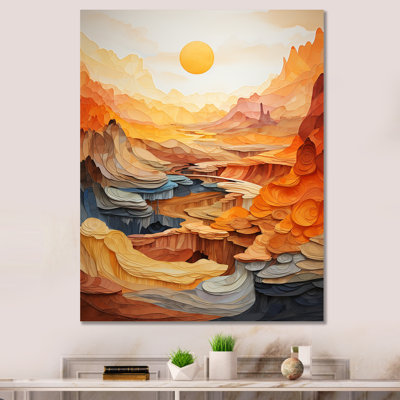 Isold Bold Landscape Canyon Desert II - Canyon, art mural