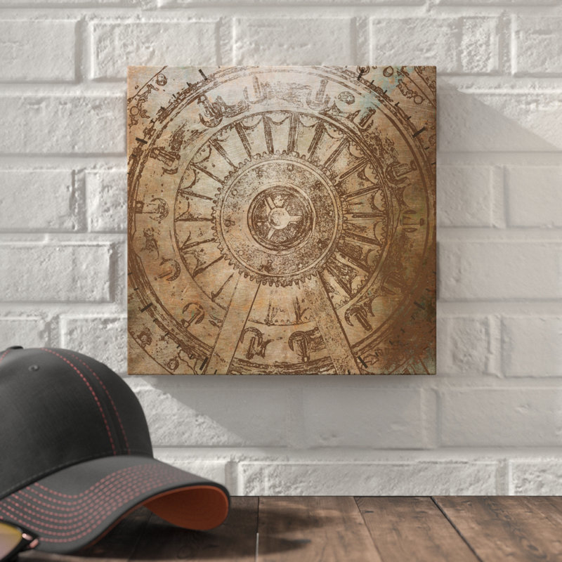 " Bronze Distressed Gear "
