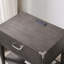 Table d'appoint Beckett en bois manufacturé et anthracite