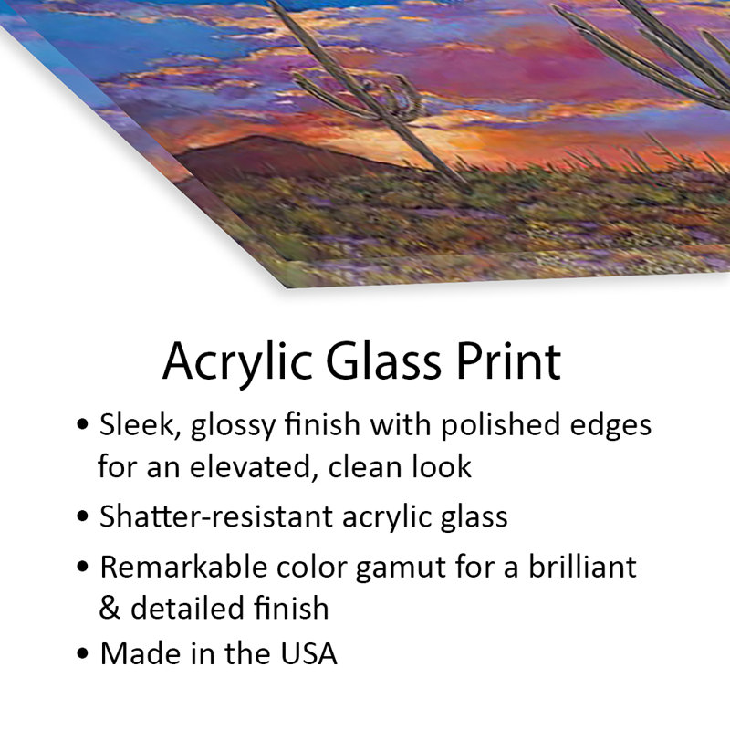 Southern Arizona Evening par Johnathan Harris - impression sans cadre, H 16 po x l 24 po x P 0,25 po