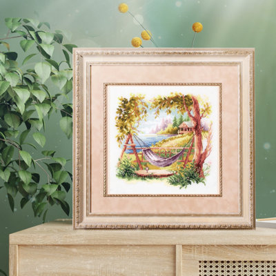 Take Time to Relax Counted Cross Stitch Kit by Magic Needle 70-10