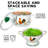 Colander with Vintage Country Style Pattern Enamel Belly Deep Stock Pot with Glass Lid