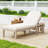 Outdoor Chaise Lounge, Premium Acacia Wood Patio Recliner with Arched Backrest, 5-Position Adjustable Backrest, Outdoor Lounge Chair for Poolside, Backyard, Deck & Lawn (Gray)-1653376189-1653376190
