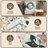 Washable Floral Round Rugs for Bedroom - 4x4 Feet Circle Area Rugs for Living Room Nursery Non-Slip Stain Resistant Soft Carpet for Teen Dorms Home Decor Aesthetic(4ft,Cream)-306561091-302078922