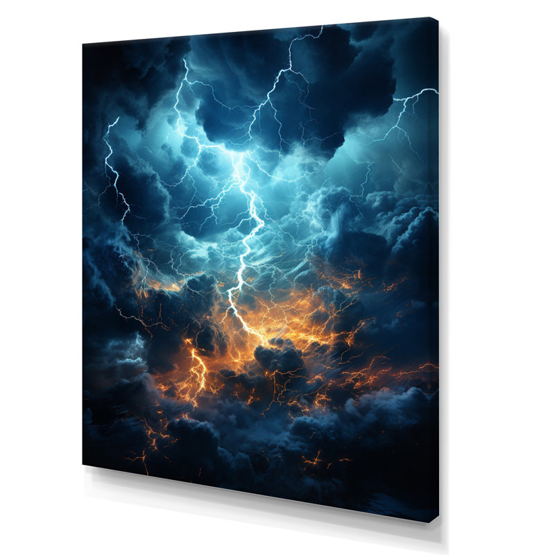 «Lightning Ethereal Lightning II», reproduction sur toile, H 32 po x l 16 po x P 1 po