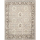 Sutton Oushak Hand-Knotted Gray/Mauve Area Rug