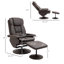 Fauteuil inclinable ergonomique pivotant de 31,5 po de largeur avec repose-pieds-1033214697-1033214702