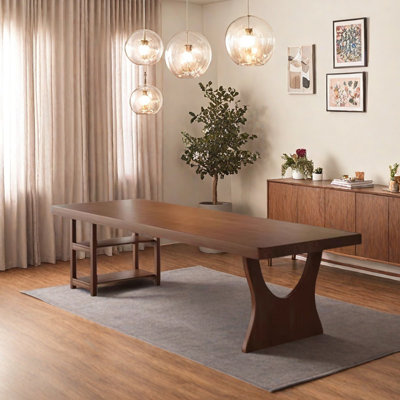 Practical And Durable Ash Wood Large Table