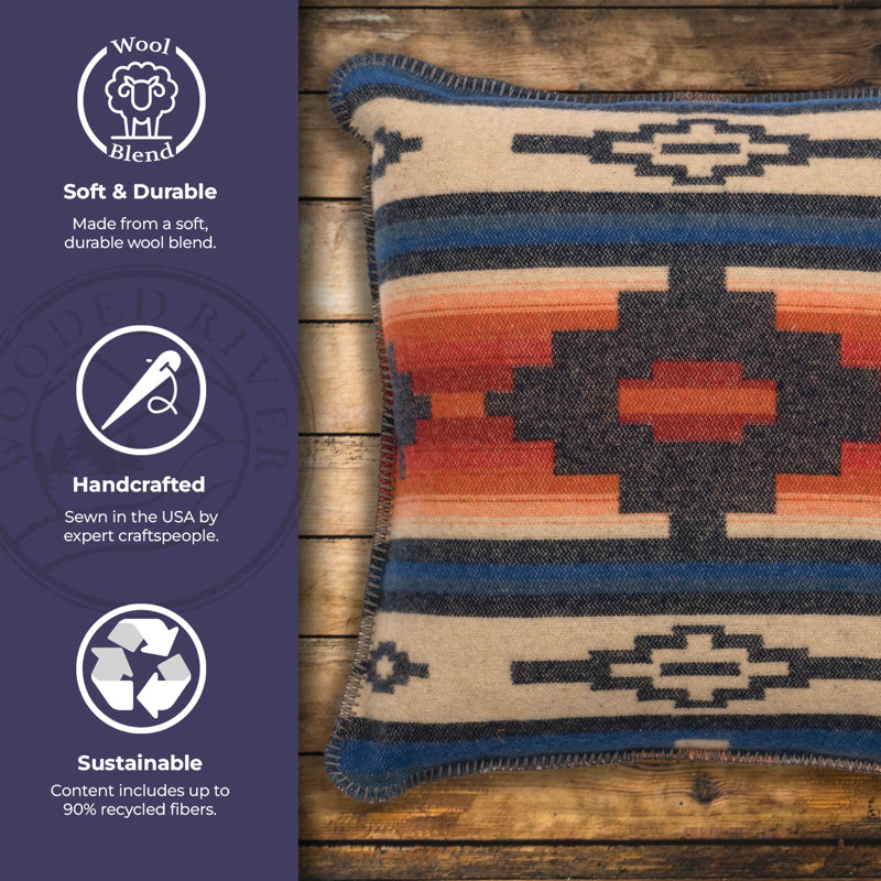 Wooded River Redrock Canyon - Decor Pillow - 20x20