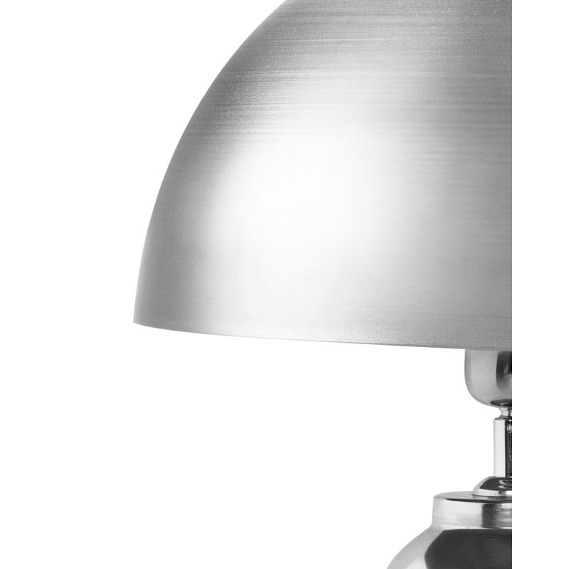 Iron Table Lamp, 55" H x 31" W x 31" D, Silver, Silver