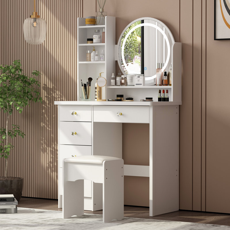 Willodine Vanity, White