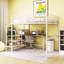 Lit mezzanine double pour enfants Tirrelle-2090652940
