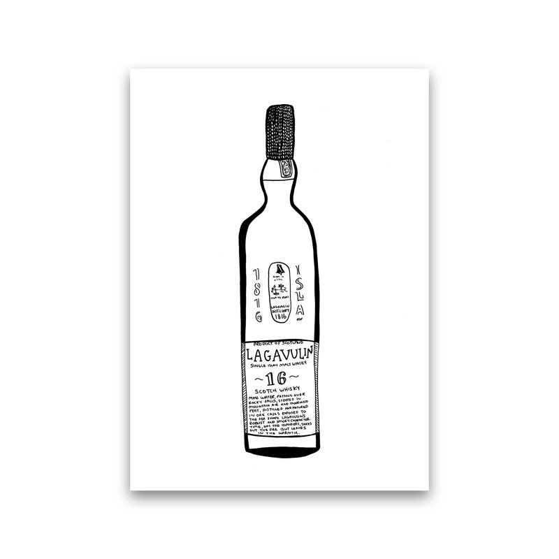 Lagavulin by Carissa Tanton - Print, Unframed, 84cm H x 60cm W x 1cm D