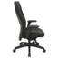 Fauteuil de direction en cuir véritable Pascarella