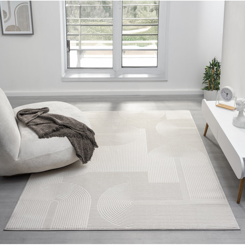 Nuevo Collection Modern Abstract Geometric Area Rug, Rectangle 7'8" x 10'5"