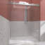 Porte de douche coulissante double sans cadre avec verre trempé l 60 po x H 76 po