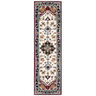 Tapis oriental en laine touffeté à la main Wahcheechee