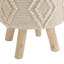 Solid + Manufactured Wood Accent Stool
