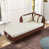 Polyuréthane brun et velours beige