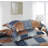 HoneiLife Classic Square Brown Blended Quilting 3-Piece King Size Bedding sets-125762019