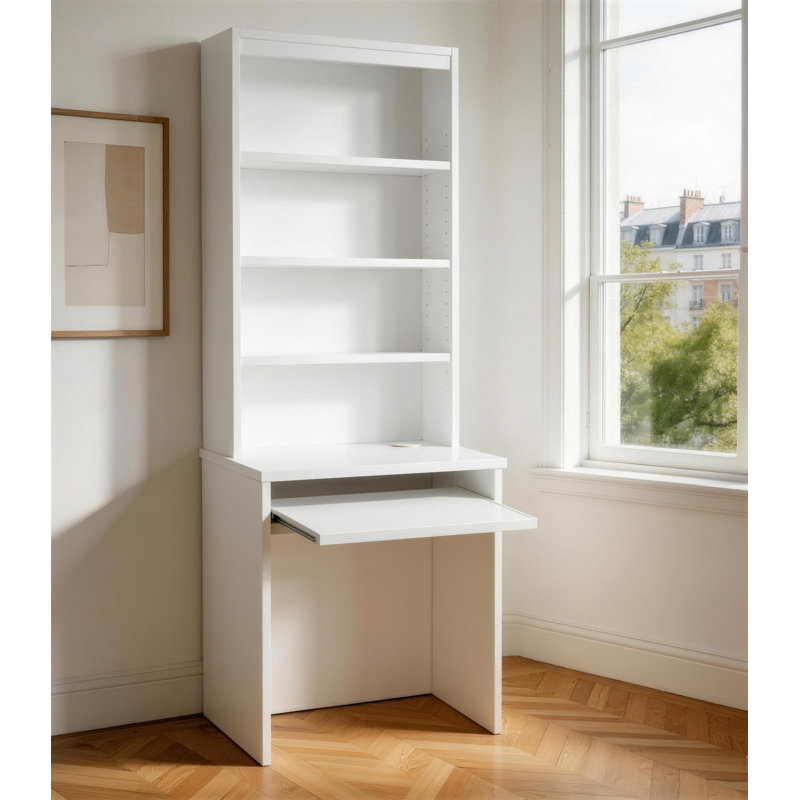 Haaheo Computer Desk, White