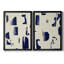«Fragment Abstraction I», ensemble de 2 peintures sur toile encadrées-1122712508-1122712506