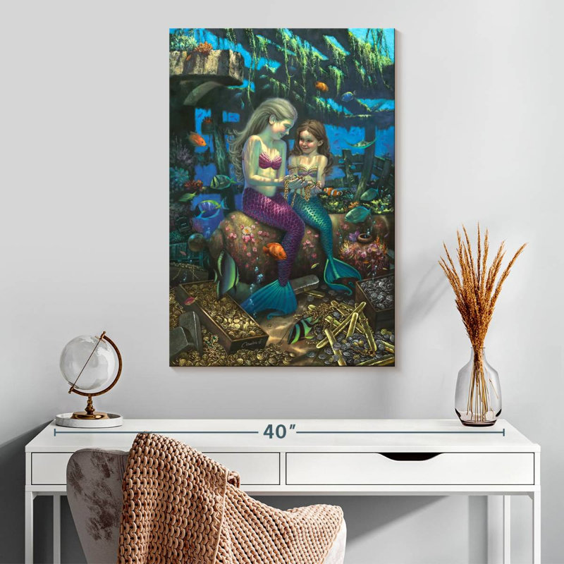 Ashelle Angels Of The Deep, 30" H x 20" W