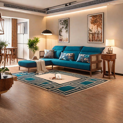 Nordic simple solid wood rest sofa set