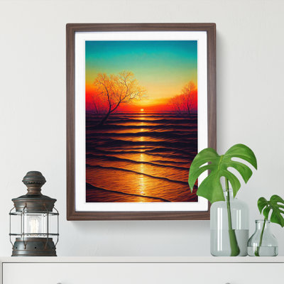 Bright Sunset - Single Picture Frame Print