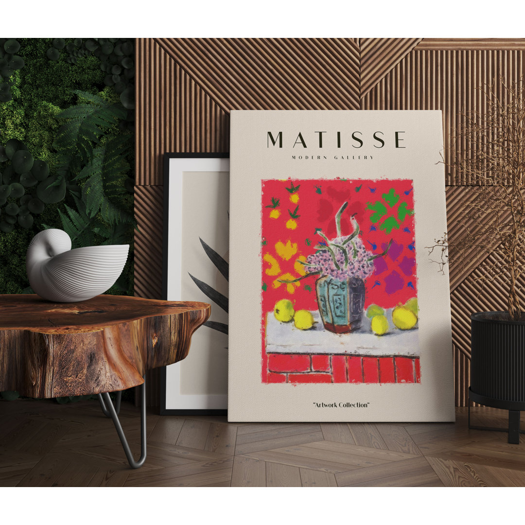 Matisse Modern Gallery  - Blume Mit Vase Als Leinwandbild Art_0957