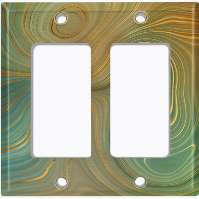 2 - Gang Rocker Standard Wall Plate