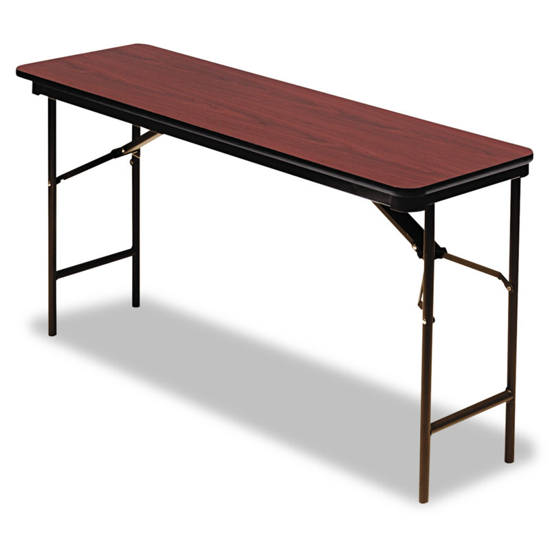Table rectangulaire en bois, Acajou, H 29 po x L 96 po x l 30 po
