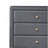 Valda Light Gray Fabric Chest