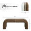 Banc cascade capitonné en boucle de 45 pouces avec couleur ombrée-246759552