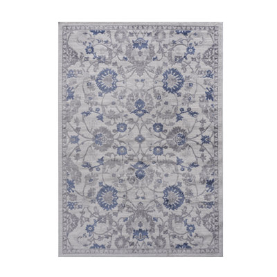 5X7 Area Rug Non-Shedding Stain Resistant Oriental For Bedroom Living