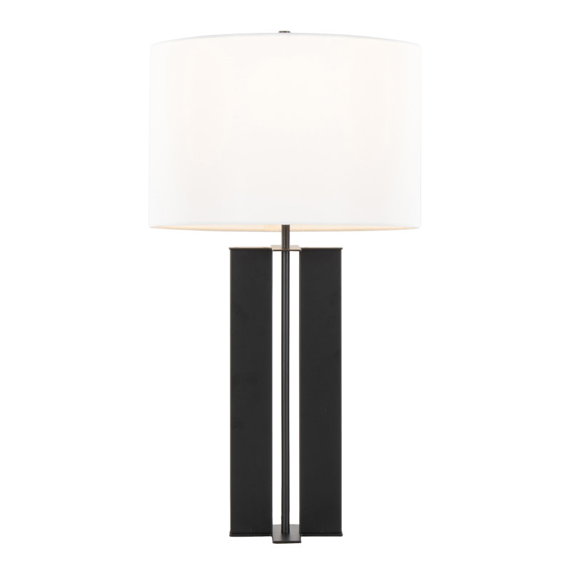 Cosmo 28" Metal Table Lamp, Black