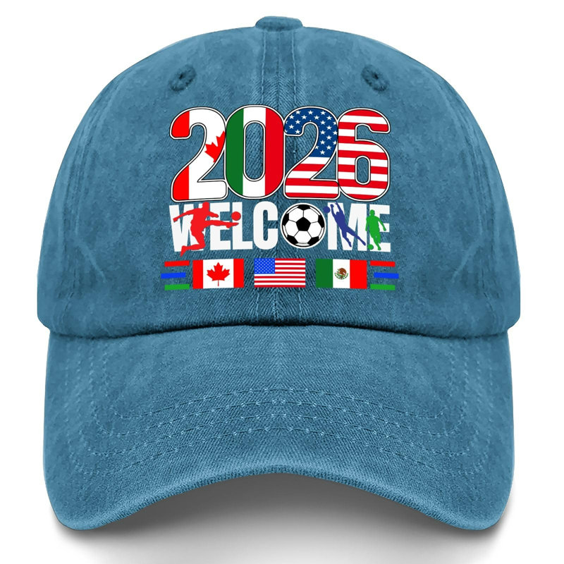 Casquette de supporter de ballon de football américain, Sky Blue